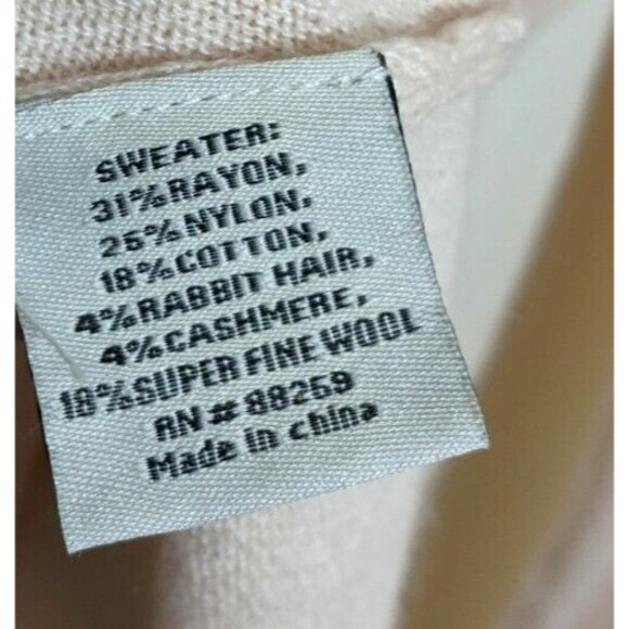 Fresh Produce Women Sweater Tunic Hi-Lo Knit Hooded V-Neck M/L - Picture 9 of 10